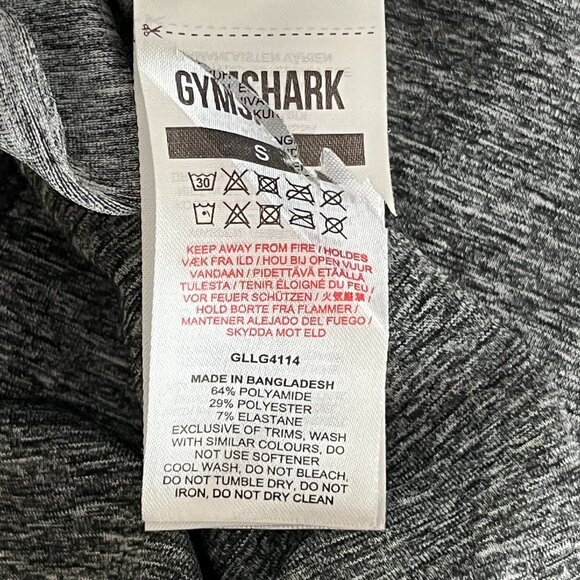 Gymshark Flex Seamless High Waist Gray Marl Leggings Small Workout Athleisure - Picture 9 of 9